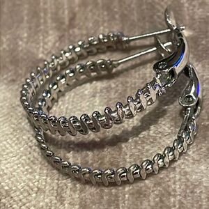 Silver Hoop Earrings